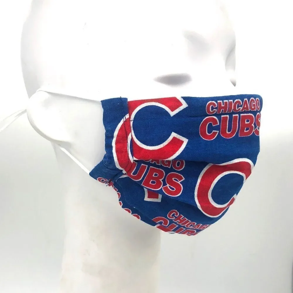 Chicago Cubs Face Mask 100%  Cotton